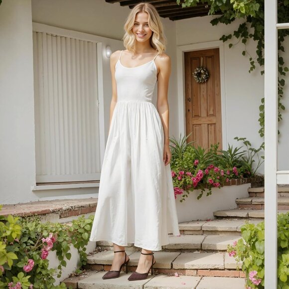 Women's Brown Pumps Pointed Toe Heels with Ankle Strap Closed Toe High Heels - Picture 3 of 6